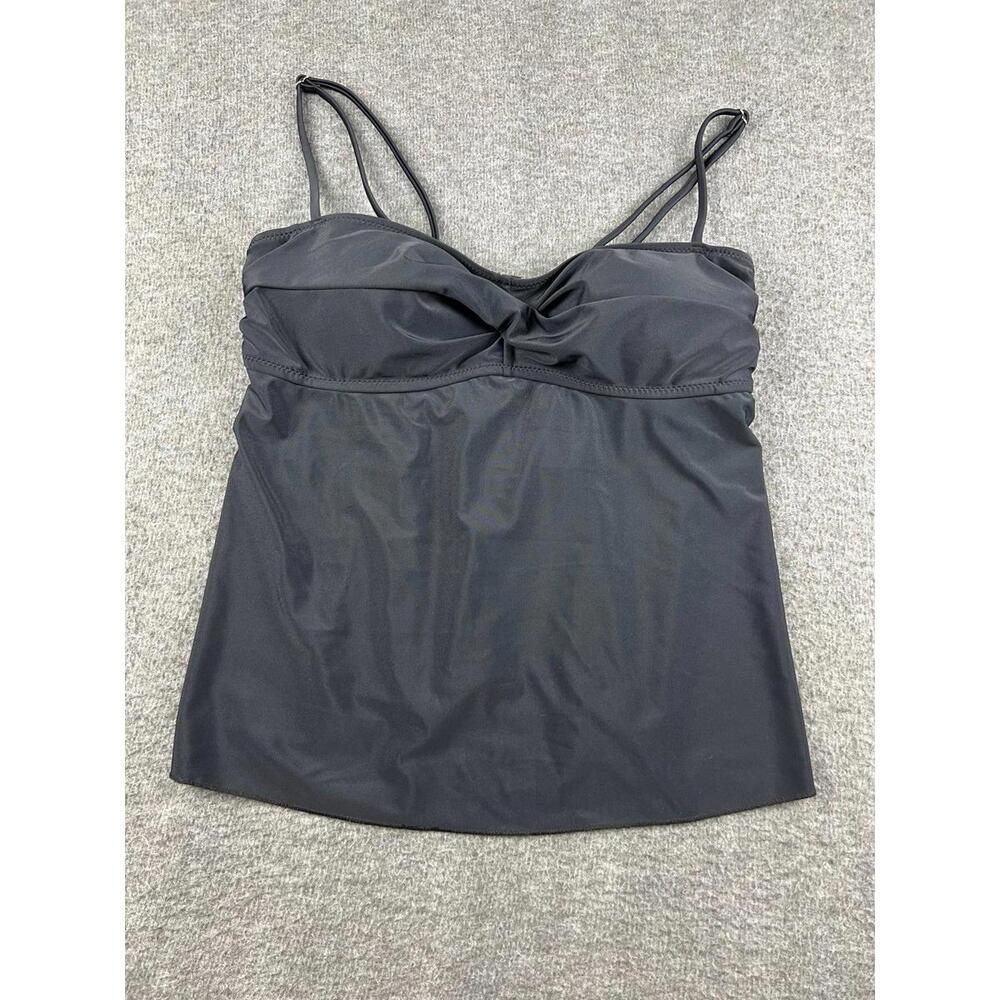 Beachsissi Black Swim Top with Adjustable Straps Size Medium